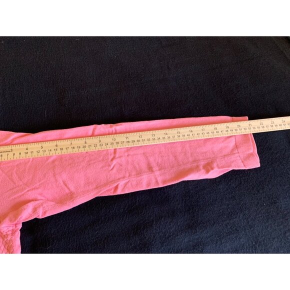 Sonoma Pink Textured Sweater Size XLarge Cotton/Polyester Womens Long Sleeve Kni - Picture 7 of 9